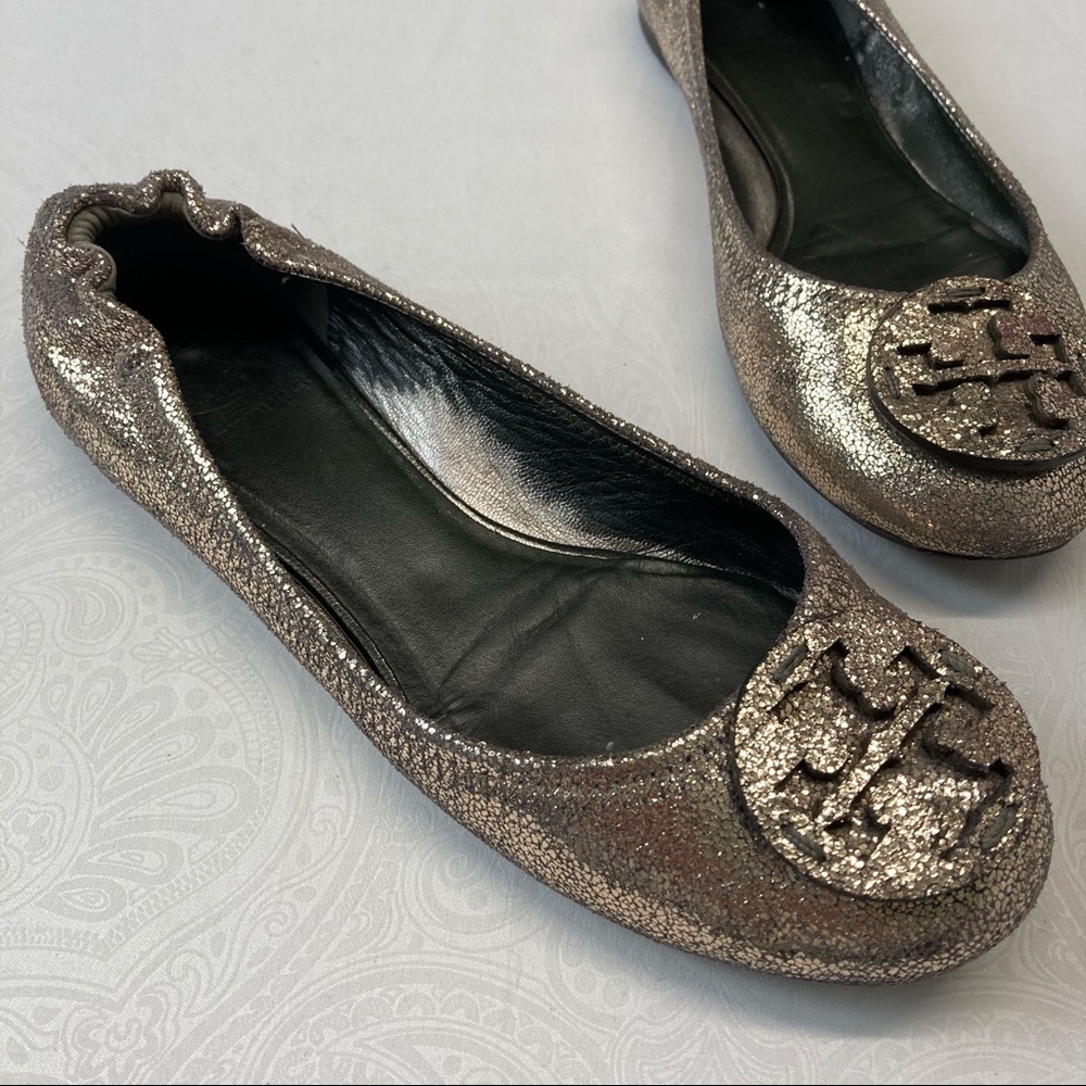 Tory Burch Sparkly Flats, size 6.5